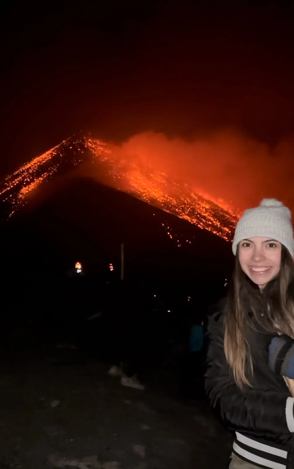 Darling en Volcán de Fuego, Guatemala